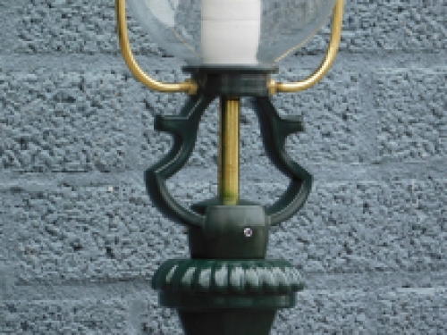 Lantern ''Malaga'' - strong outdoor lamp - darkgreen of black