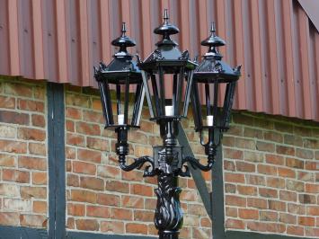 Lamp post Triple Crown with Crowns - 300 cm - Alu