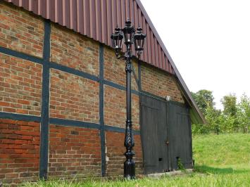 Lampenmast Dreifachkrone mit Kronen - 300 cm - Alu