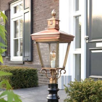 Beautiful loose lampshade brass-bronze - 60 cm.