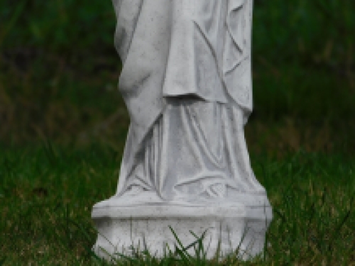 Statue Mary with child - full stone - exclusive