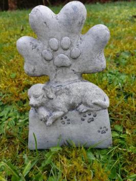 dog grave decoration, dog