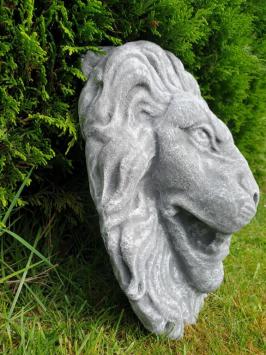 Lion's head as a gargoyle.