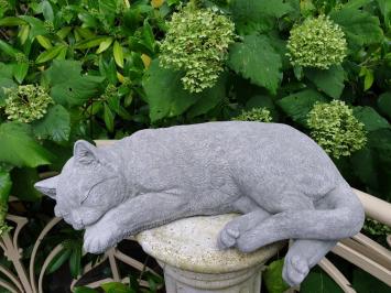 Gartenstatue einer Katze aus Beton