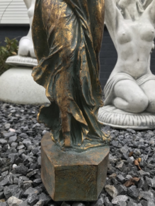 Beautiful statue of Nikè, made of polystone