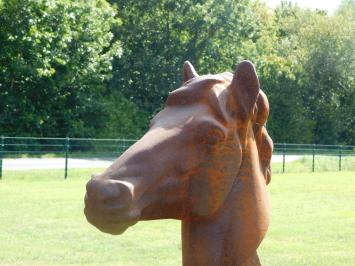 Beautiful hefty horse head cast iron, untreated, beautiful!!!