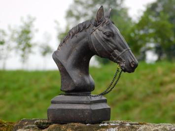 Statue Horse Head with Reins - Polystone