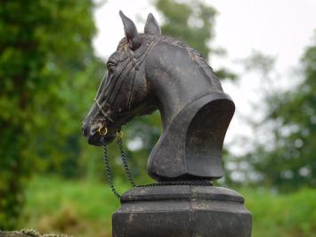 Statue Horse Head with Reins - Polystone