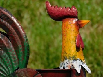 Planter Rooster - 50 cm - Handmade of Metal