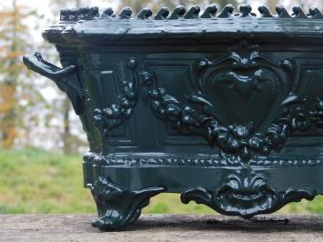 Planter Art Nouveau - 55 cm - Alu - Dark Green