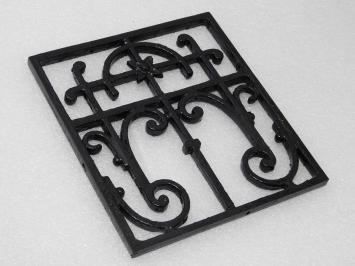 Ornamental Grid - Ornament - Black - Iron