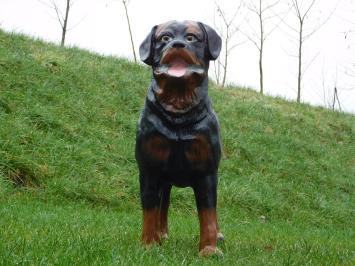 Beeld Rottweiler - 80 cm - Polystone