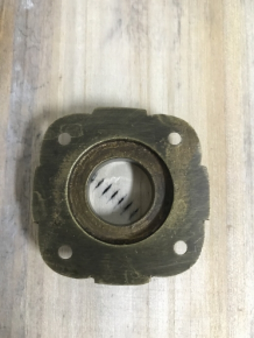 Rosette - patinated brass - rosette for door handle