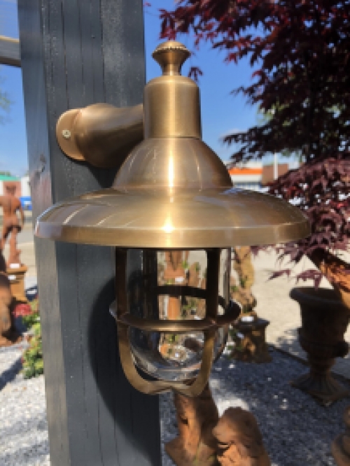 Outdoor lamp, scheepslamp, messing-koper. LAST ONE!