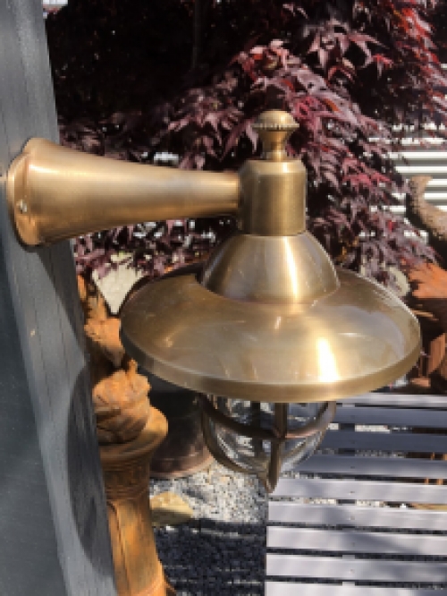 Outdoor lamp, scheepslamp, messing-koper. LAST ONE!