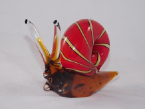 Glass sculpture Snail in Murano style-Last one!!