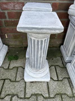 Pedestal - Greek Style - 54 cm - Solid Stone