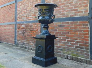 Large Pedestal - Column | Cast iron | Black