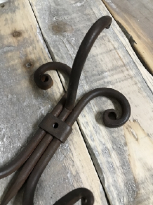 Coat stand spider - wrought iron - dark brown