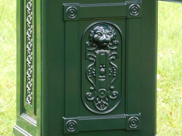 Floor-standing letterbox - Dark green - Aluminium