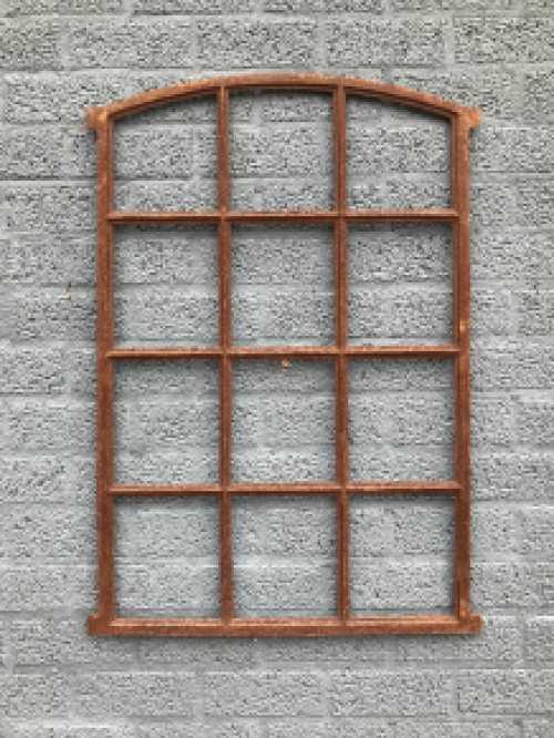 Barn stable window 12 window fields, ideal cast iron window for garden wall, 94.5 x 66.5 cm