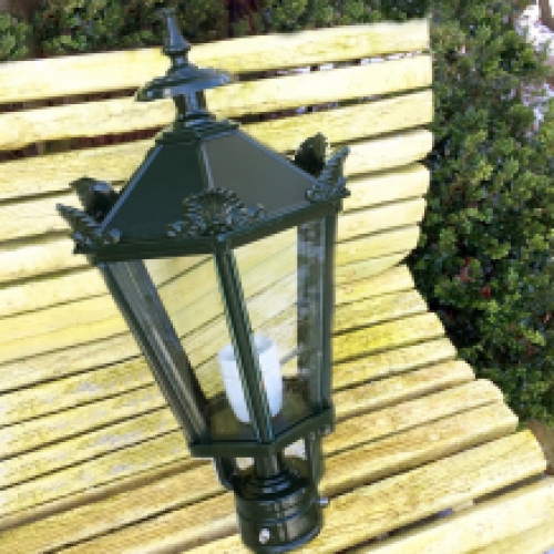 Tuinlamp tuinlamp retro-stijl buitenlamp voortuin vloerlamp - H.164 cm