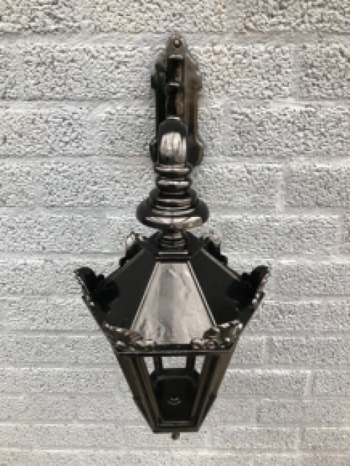 Outdoor lamp Gouda - black - ceramic fitting and glass