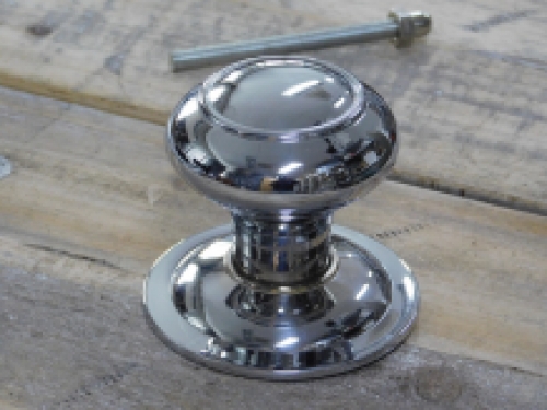 Chrome door knob - Chrome knob, decorative knob (fixed)