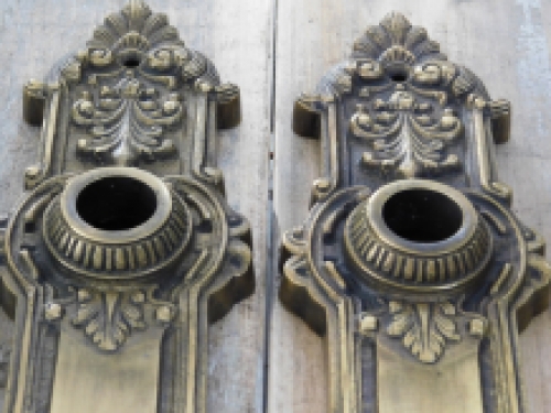 Classic set of door hardware - brass - robust - PZ92