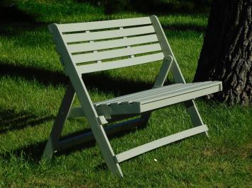 Folding Garden Bench - Hardwood - Vintage Green, Only 2!