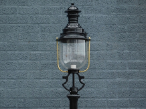 Lantern 'Max' - outdoor lamp, vertical lantern - black