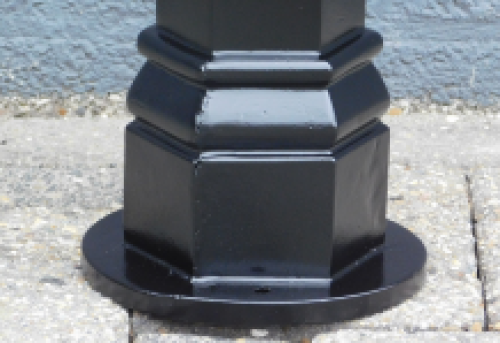 Lantern 'Max' - outdoor lamp, vertical lantern - black