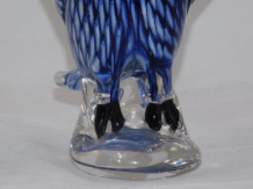 Glass sculpture Owl in Murano style