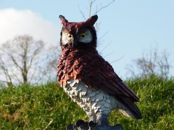 Owl XL - 40 cm - Brown - Polystone