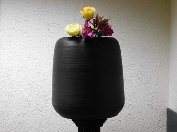 Vase - 50 cm - Schwarz - Metall