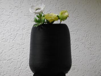 Vase - 35 cm - Black - Metal