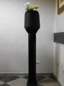 Vaas - 35 cm - Zwart - Metaal