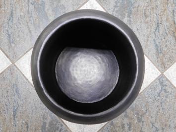 Vase - 35 cm - Schwarz - Metall