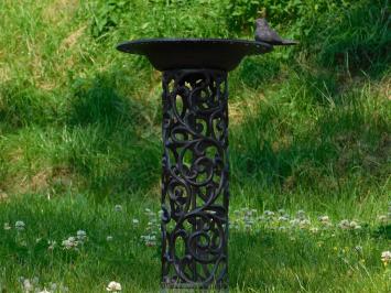 Bird bath with birds - 50 cm - Cast iron