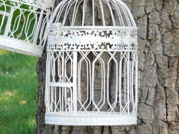 Set of 2 Classic Bird Cages | Metal | Garden Decoration