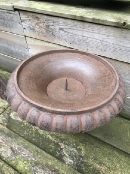 Large cast iron wall sconce, very heavy, top quality!