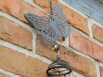 Windgong Vlinder - 70 cm - Zwart