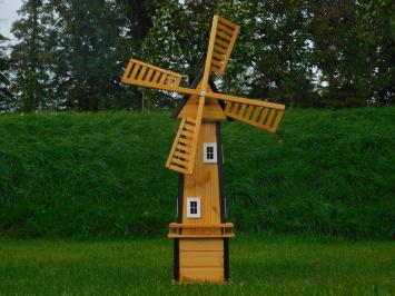 Große Windmühle - 155 cm - Imprägniertes Holz