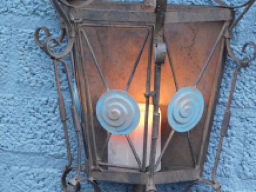 Large wall sconce - wrought iron