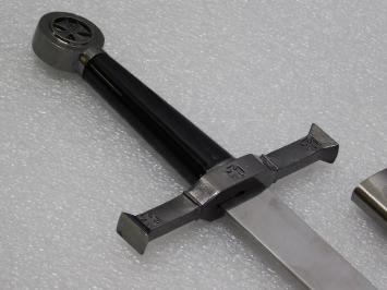 Decorative Templar Sword - 85 cm - with scabbard