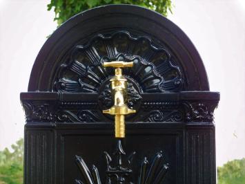 Standing Fountain - Black - Aluminium - Brass Tap